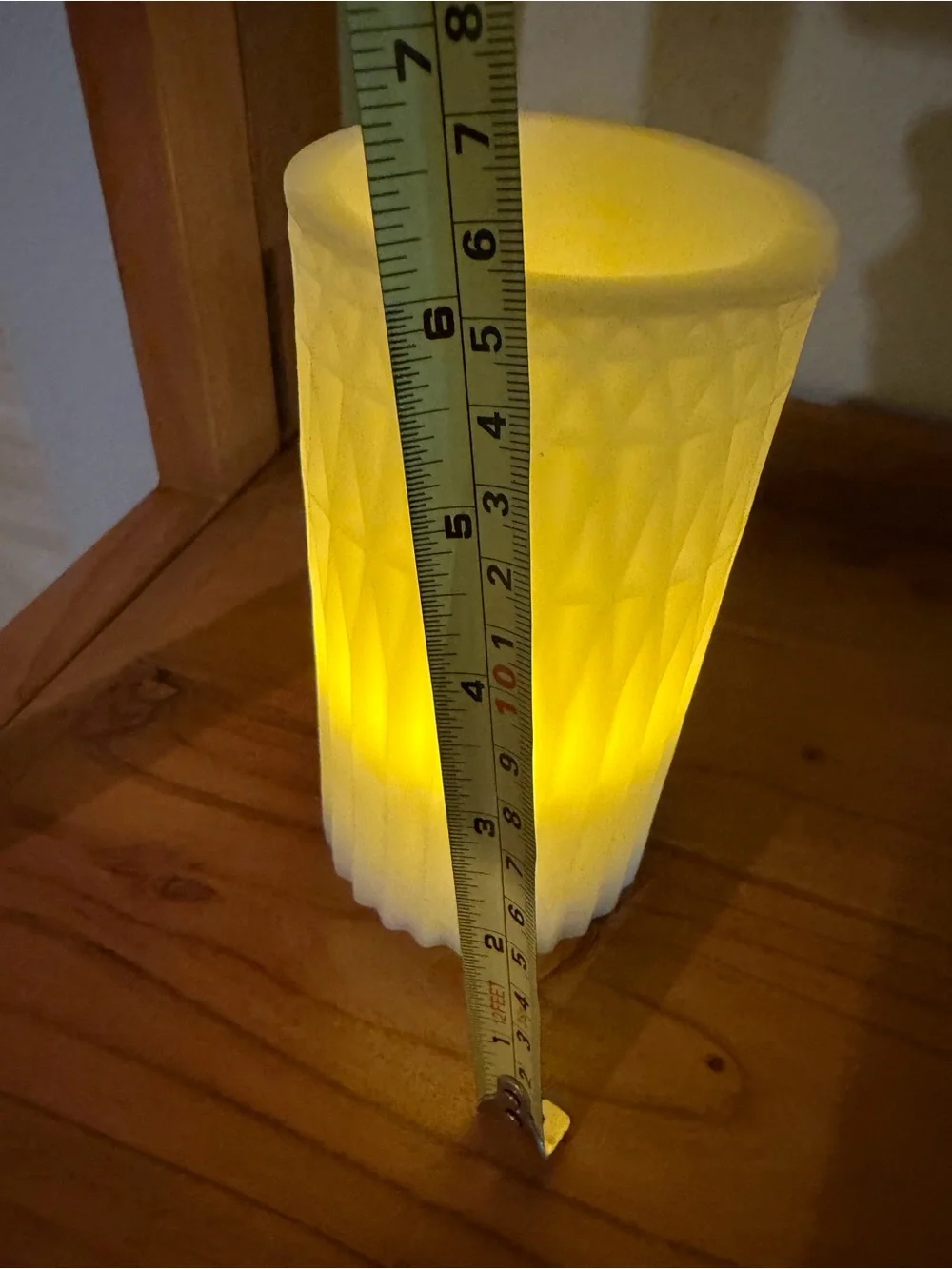 Set of 7 Unbranded Flameless LED Pillar Candles - Like New